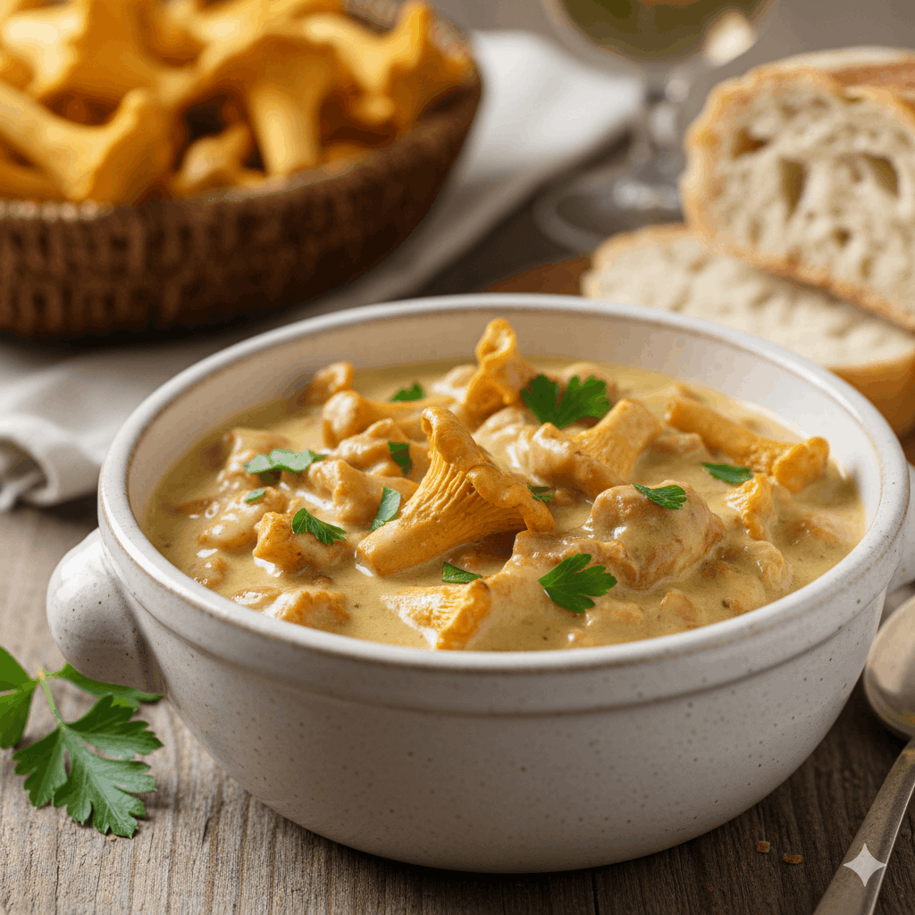 Pfifferlinge in Sauce Pfifferling-Rahmsauce Rezept