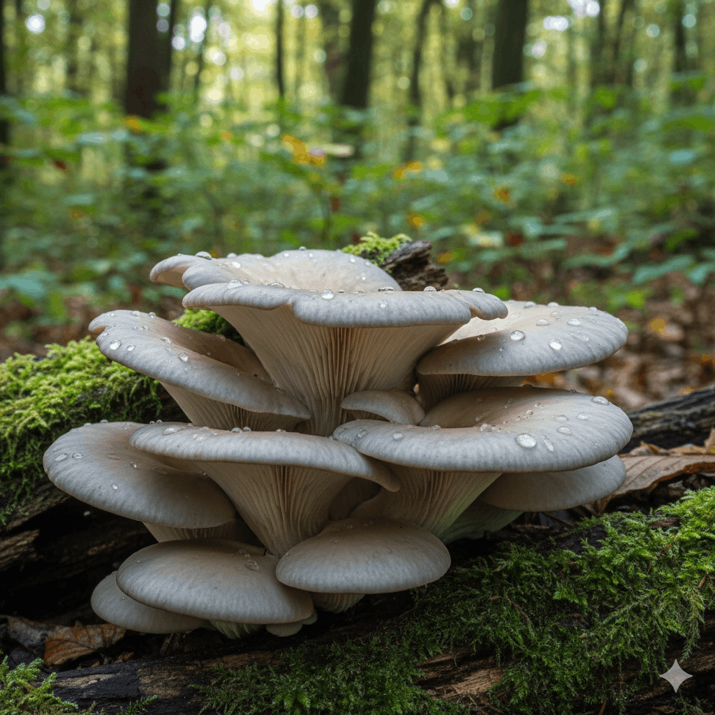 Pilz im Wald Austernseitling – Eine Übersicht zum Pilz