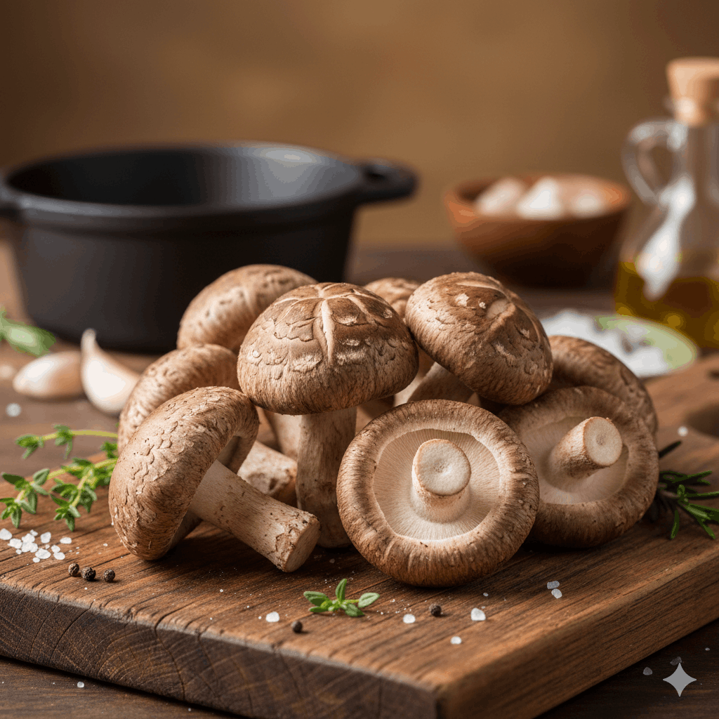 Shiitake Pilze in der Küche Shiitake-Pilze Ein Überblick