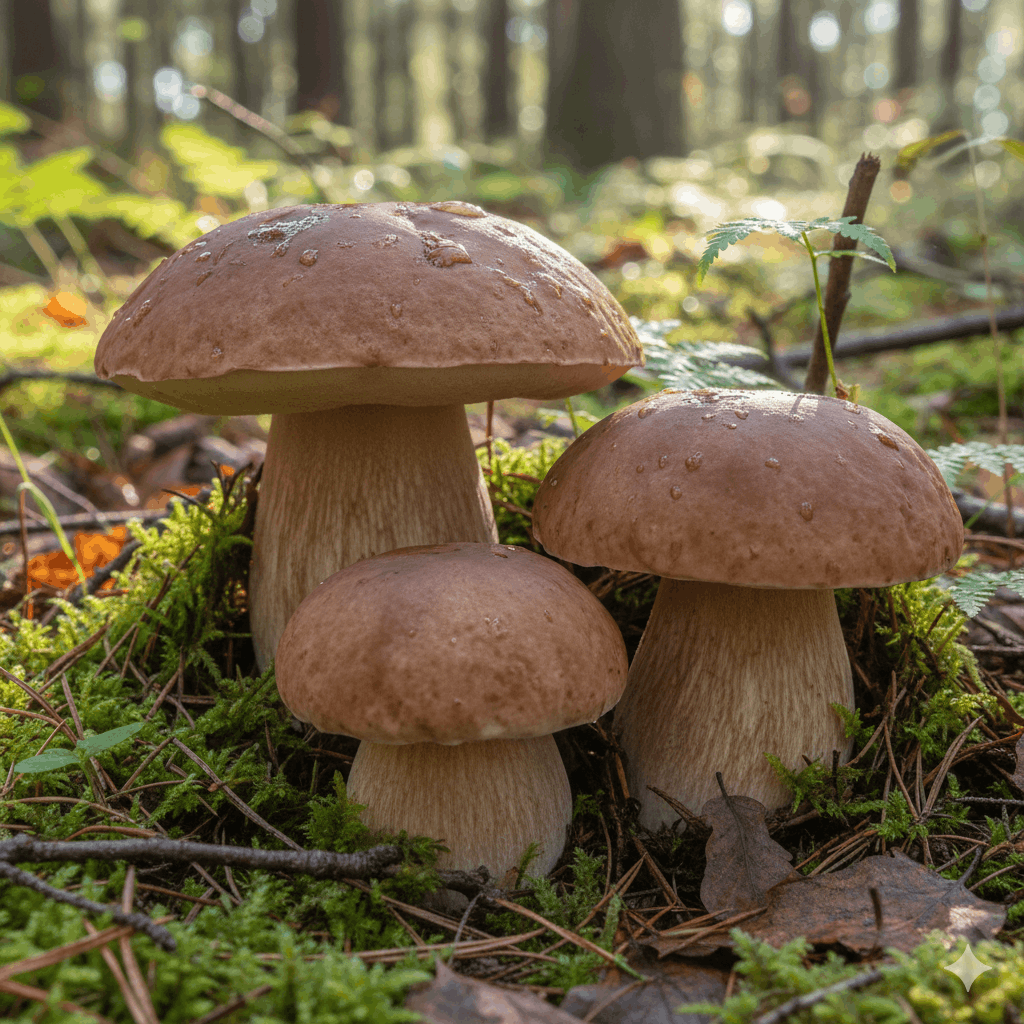 dicke Steinpilze im Wald Steinpilz (Boletus edulis) – Der komplette Überblick