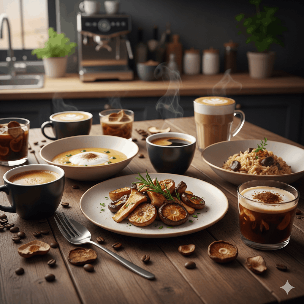 Pilzgerichte mit Kaffee kombinieren – überraschend harmonisch