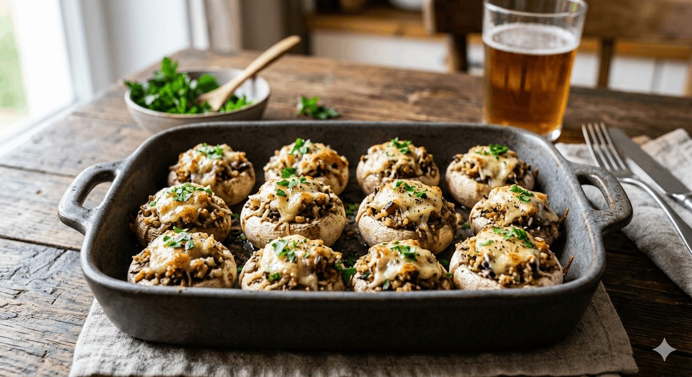 Gefüllte Champignonköpfe Rezept 2026 – einfach, vielseitig und aktuell