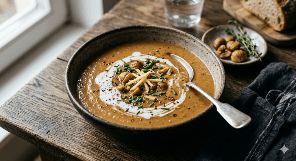 Maronensuppe mit Kokosmilch und Ingwer – Rezept 2026 Bild