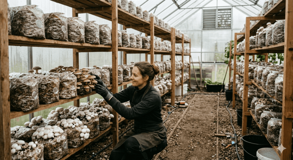 Pilze im Gewächshaus züchten Ein Leitfaden 2026