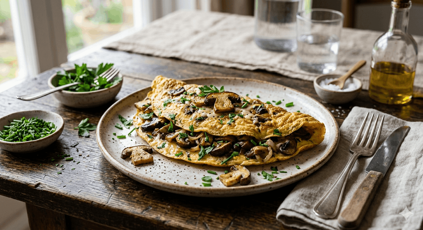 Steinpilz Omelette Rezept 2026 – Aromatisch, einfach und raffiniert