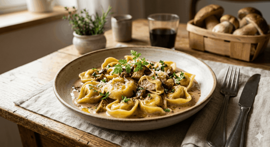 Steinpilz Tortellini Rezept 2026 – aromatisch, elegant und zeitgemäß