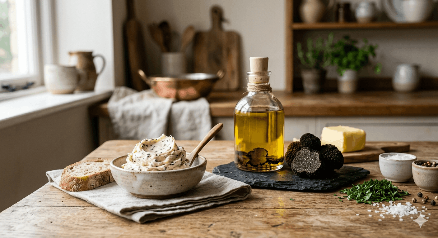 Trüffelbutter Rezept mit Trüffelöl 2026 – Einfach, aromatisch und luxuriös