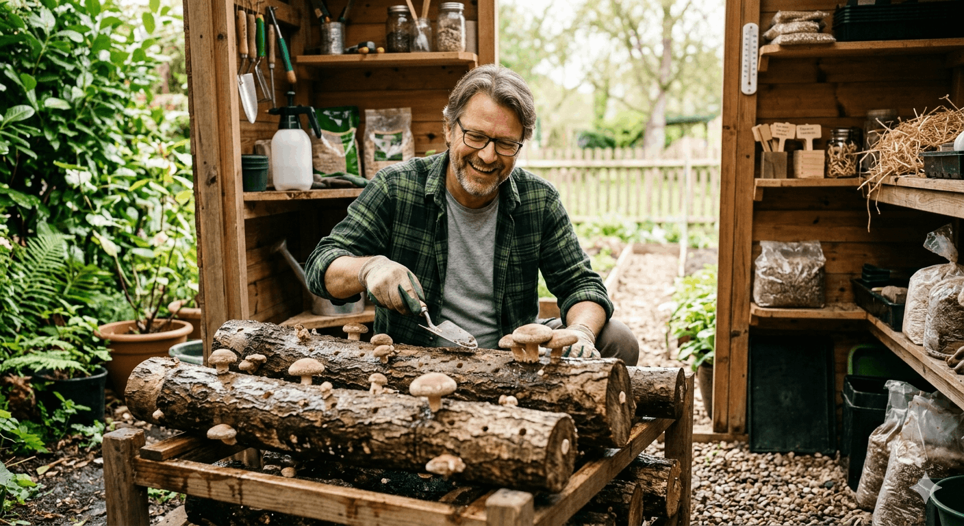 Shiitake selbst züchten – der ultimative Guide 2026