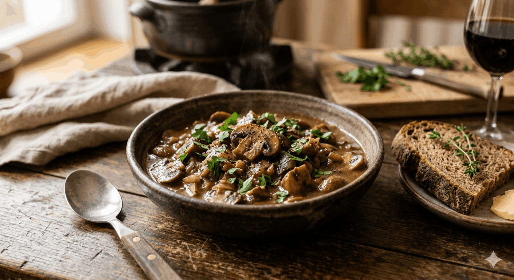 Maronen Champignon Ragout 2026 Herzhaftes Wintergericht mit Gourmet-Charakter